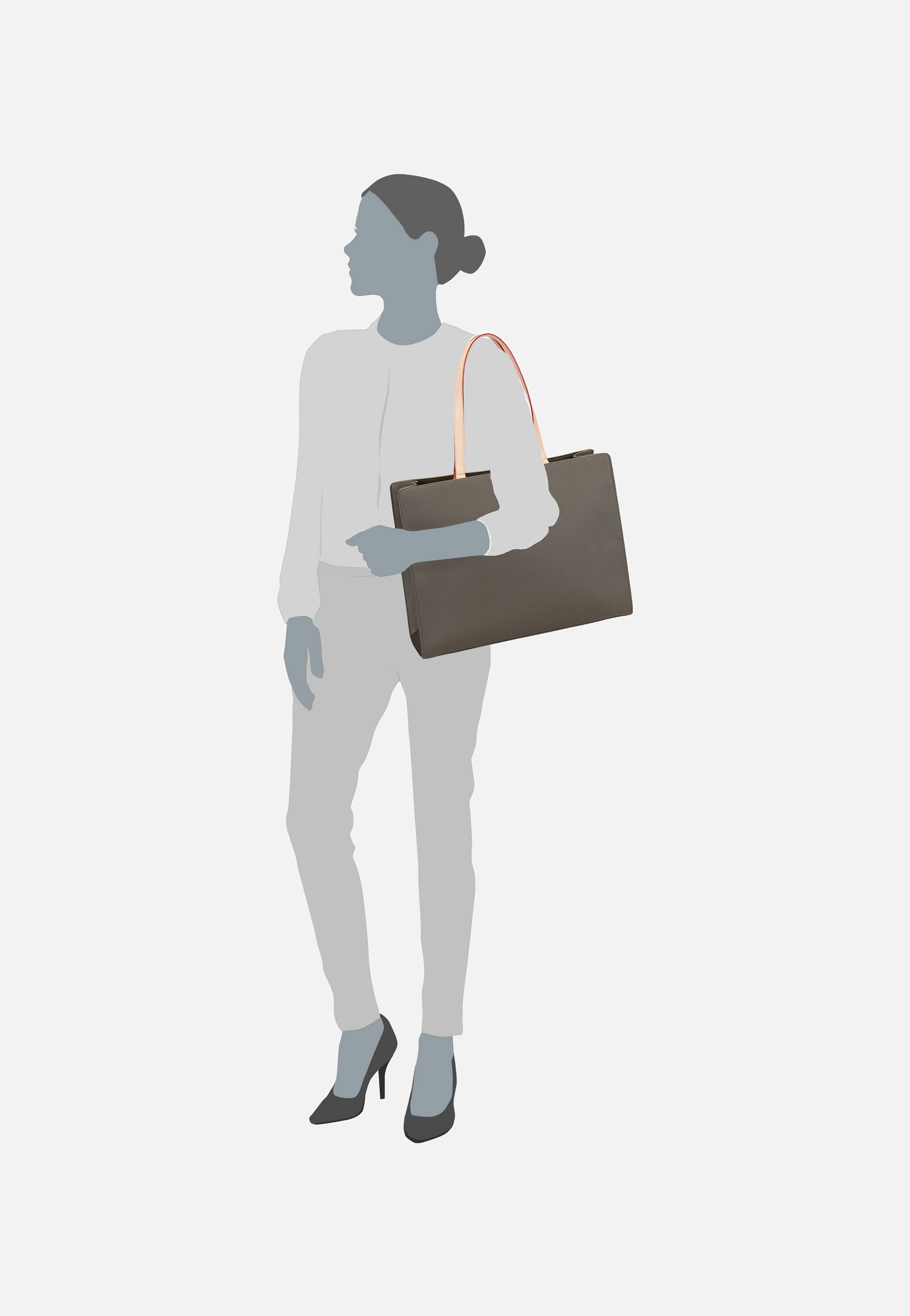 Ella Business 6641 Olive - Shopper
