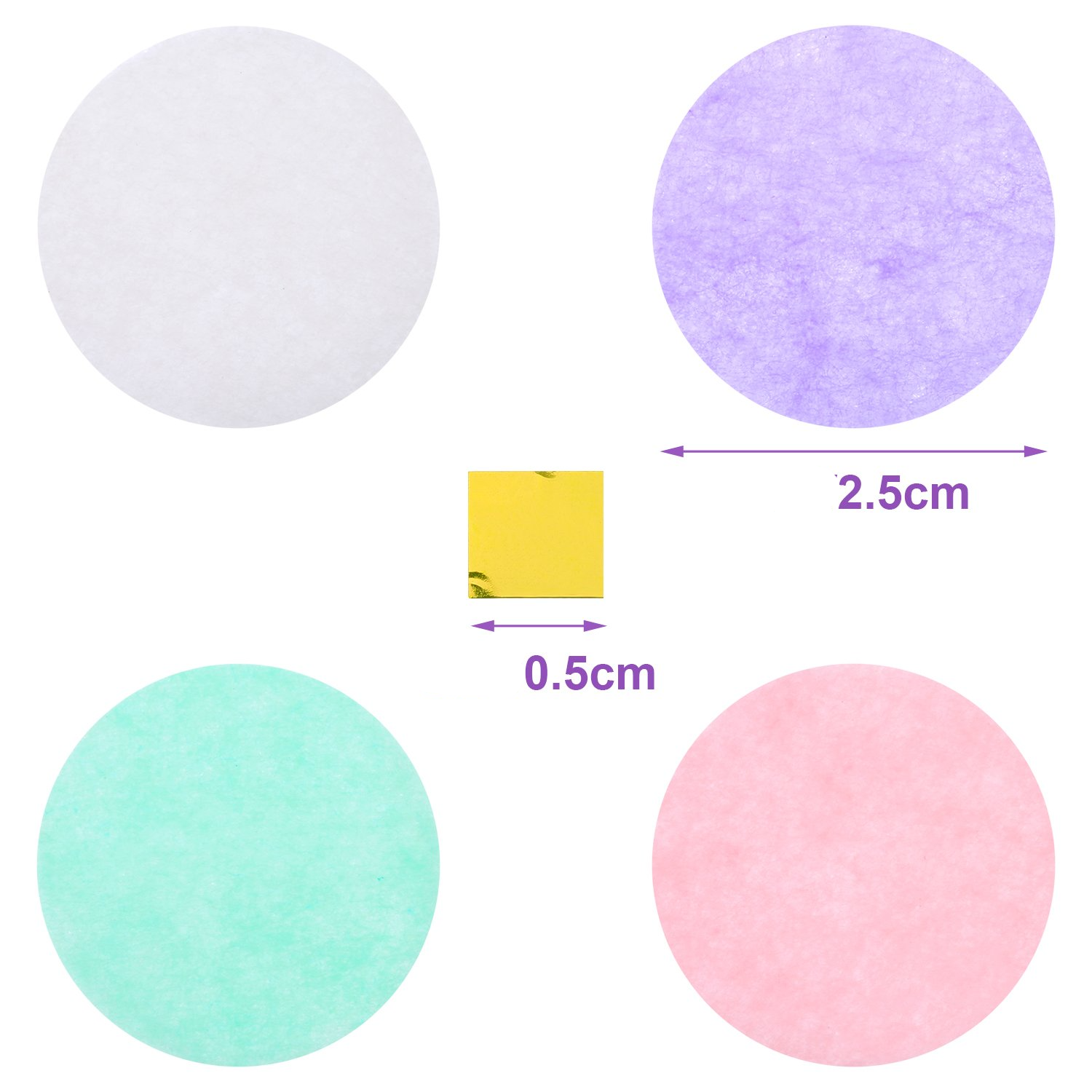 (50g) Seidenpapier Konfetti Party Dekoration Streukonfetti Metallic Tischdeko - Rosa / Lila / Türkis