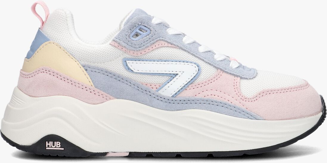 HUB witte hub lage sneakers glide-z