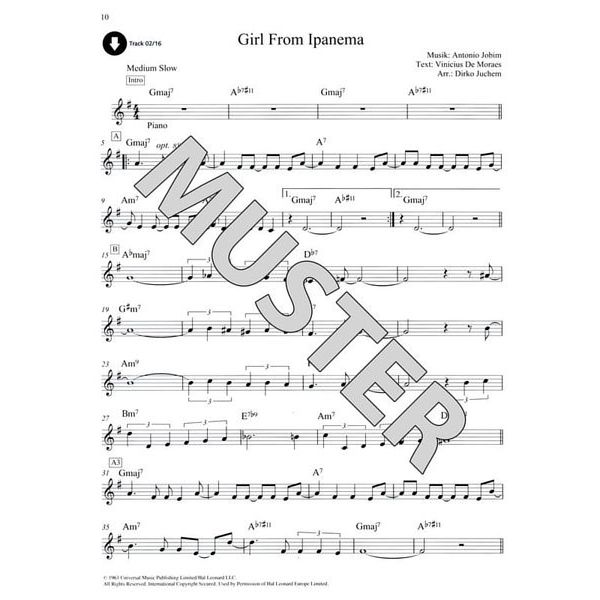 Schott Latin Standards T-Sax