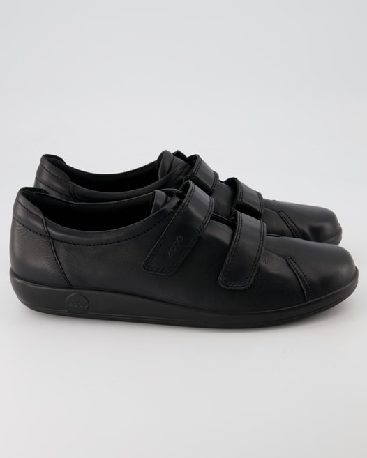 Ecco Soft 2-0 Slipper in Schwarz