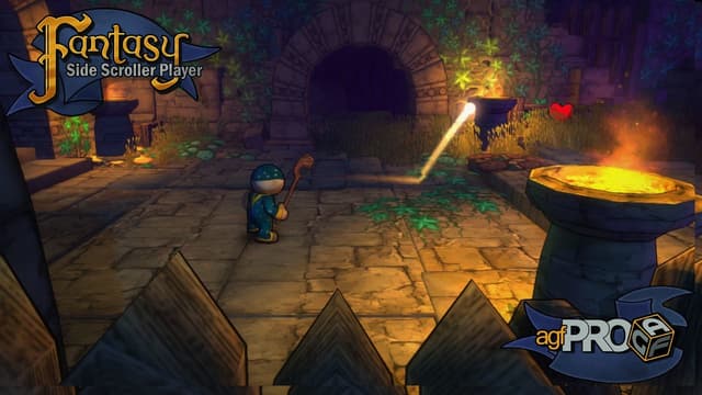 Axis Game Factory's AGFPRO Fantasy Side-Scroller Player