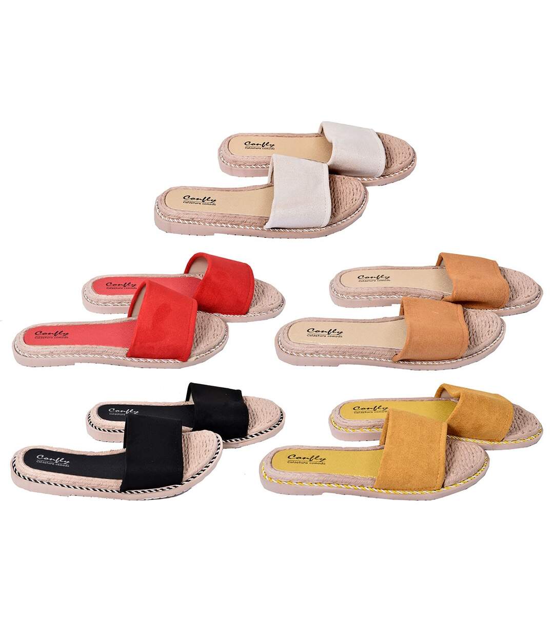 Sandale Femme MODE - Chaussure d'été Qualité et Confort - SD612 ROUGE