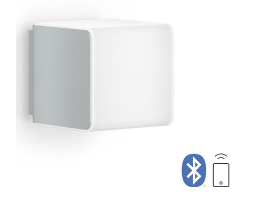 Steinel LED Sensor Wandlamp 9.1W 523 lm 3000K Draadloos Netwerken via Bluetooth L 830 SC Zilver