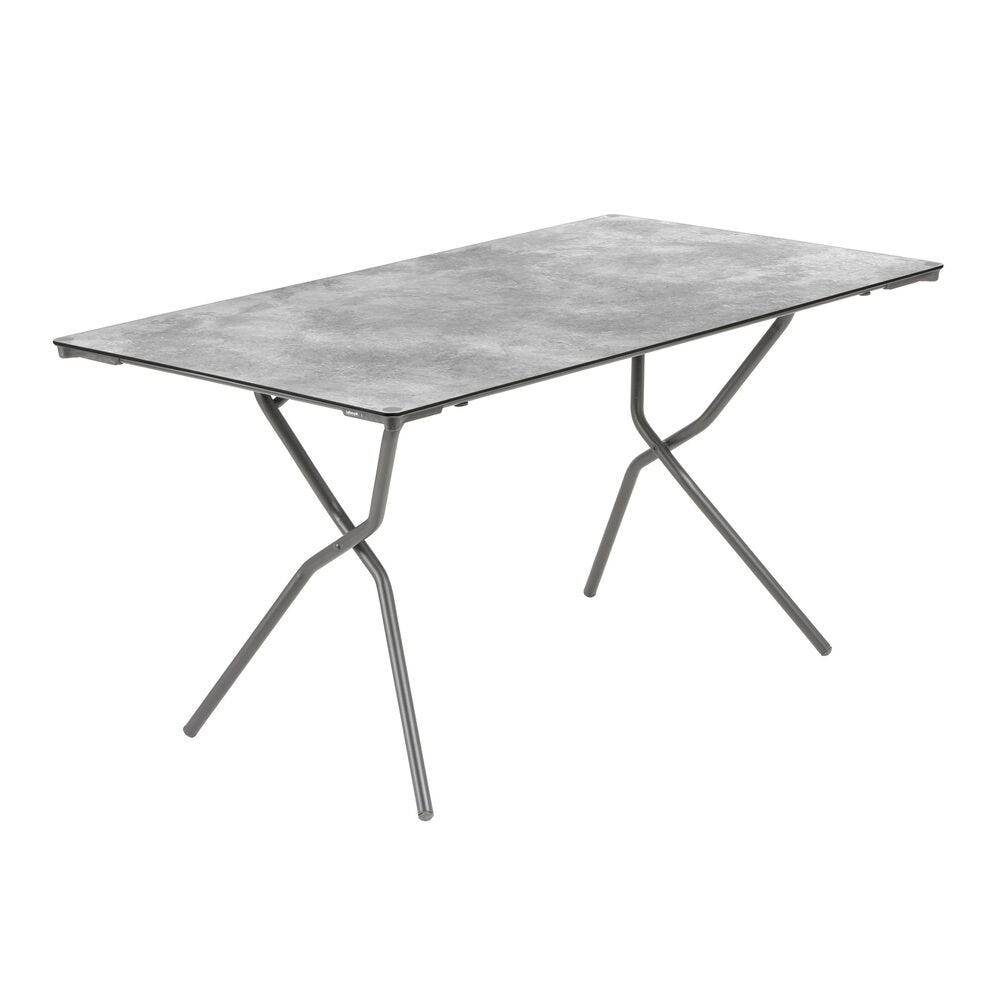 Faltbarer Tisch 139*79*73cm Anytime HPL Ciment