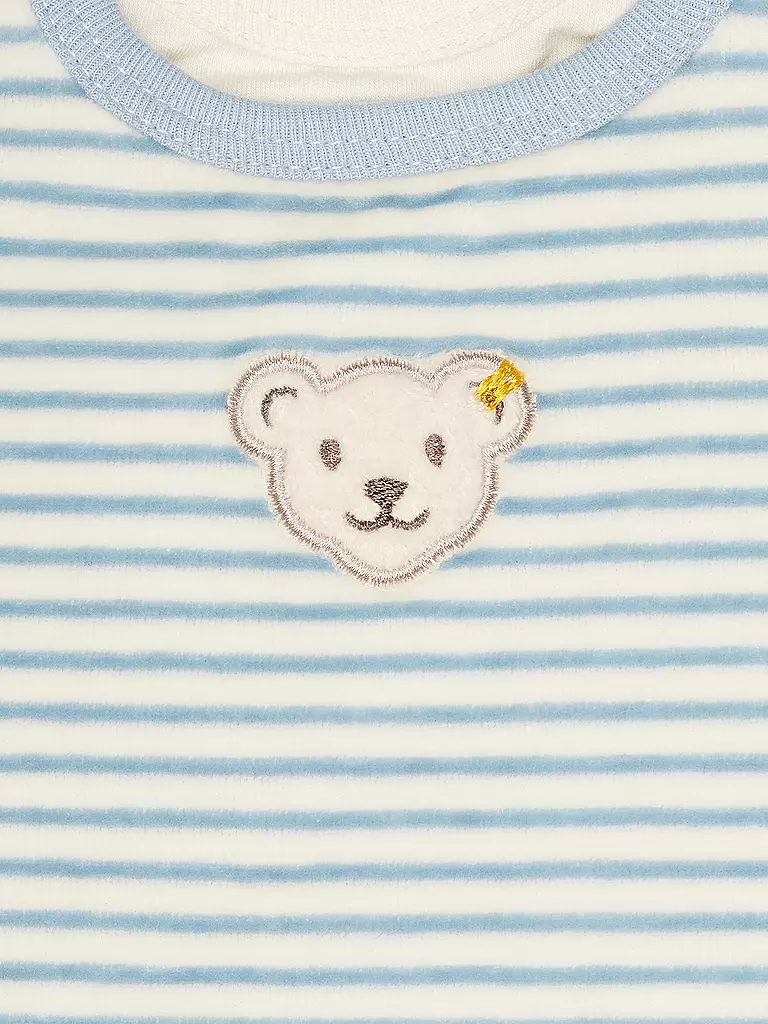 STEIFF Baby Strampler Set 2 teilig hellblau