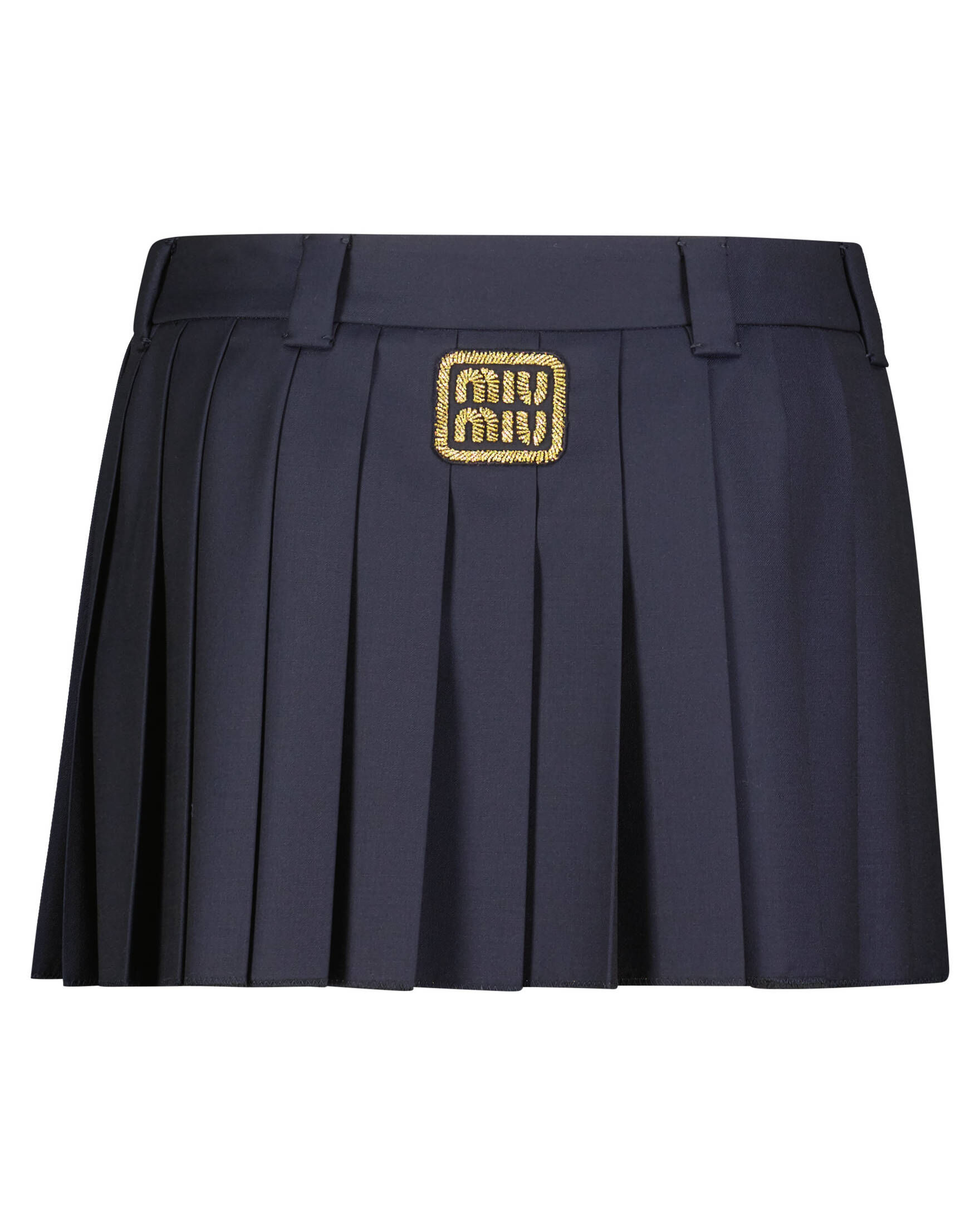 Miu Miu| Damen Faltenrock aus Wolle