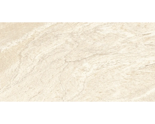 Porseleinen wand- en vloertegel Sahara antislip crème 32 x 62,5 cm