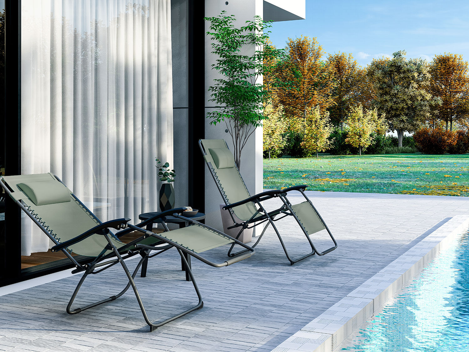 Sonnenliege Torro, Komfortbreite 74 cm