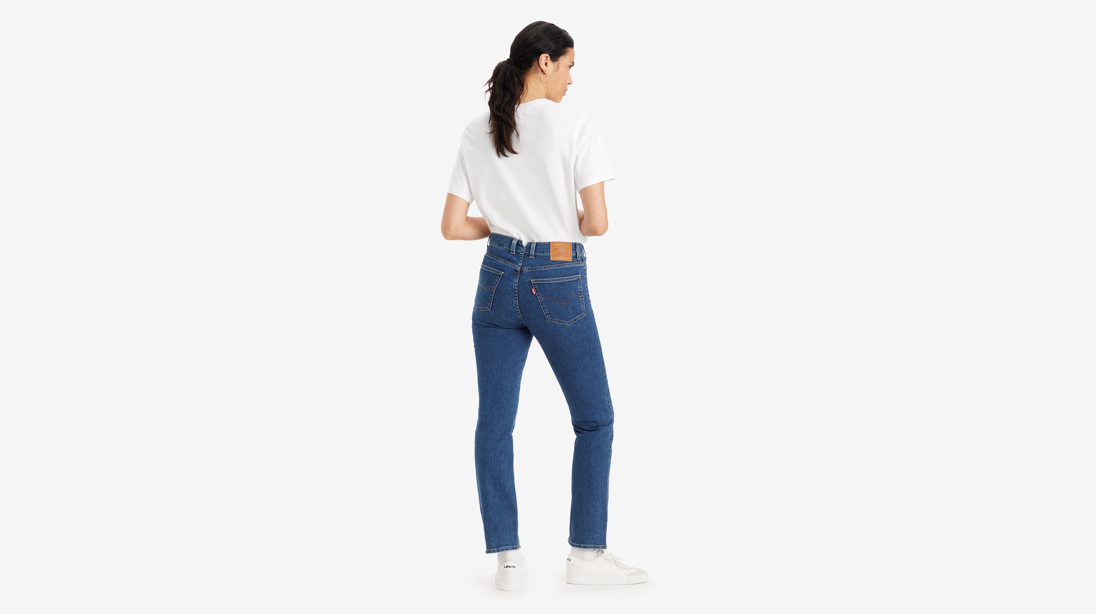 Jean 724™ taille haute coupe ajustée - Stage Fright - Bleu