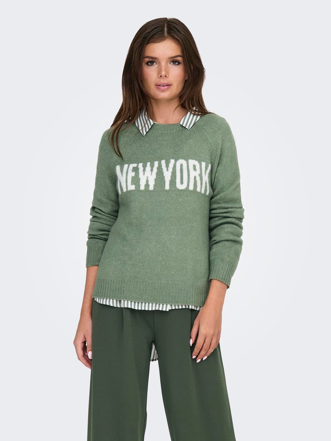 JDYCITY Strickpullover Sea Spray