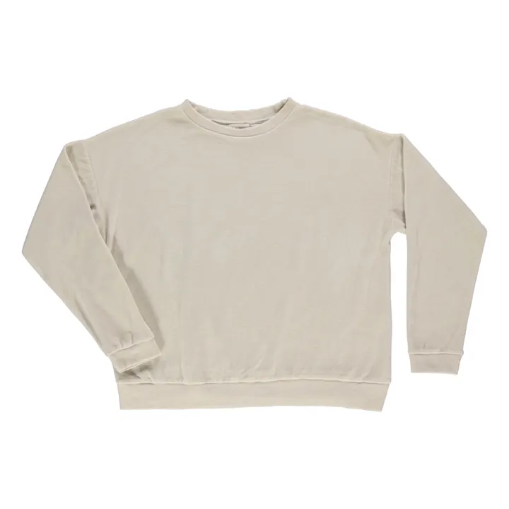 Poudre Organic Sweat Velours Acentra - Collection Adulte  | Ecru