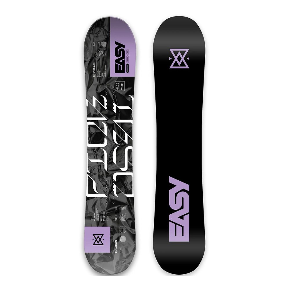 Easy Snowboard PINK TORSION - Snowboard freestyle Femme pink
