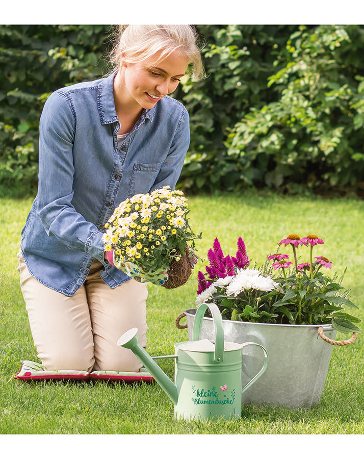 Gießkanne BLATT & BLÜTE (3l) in mint