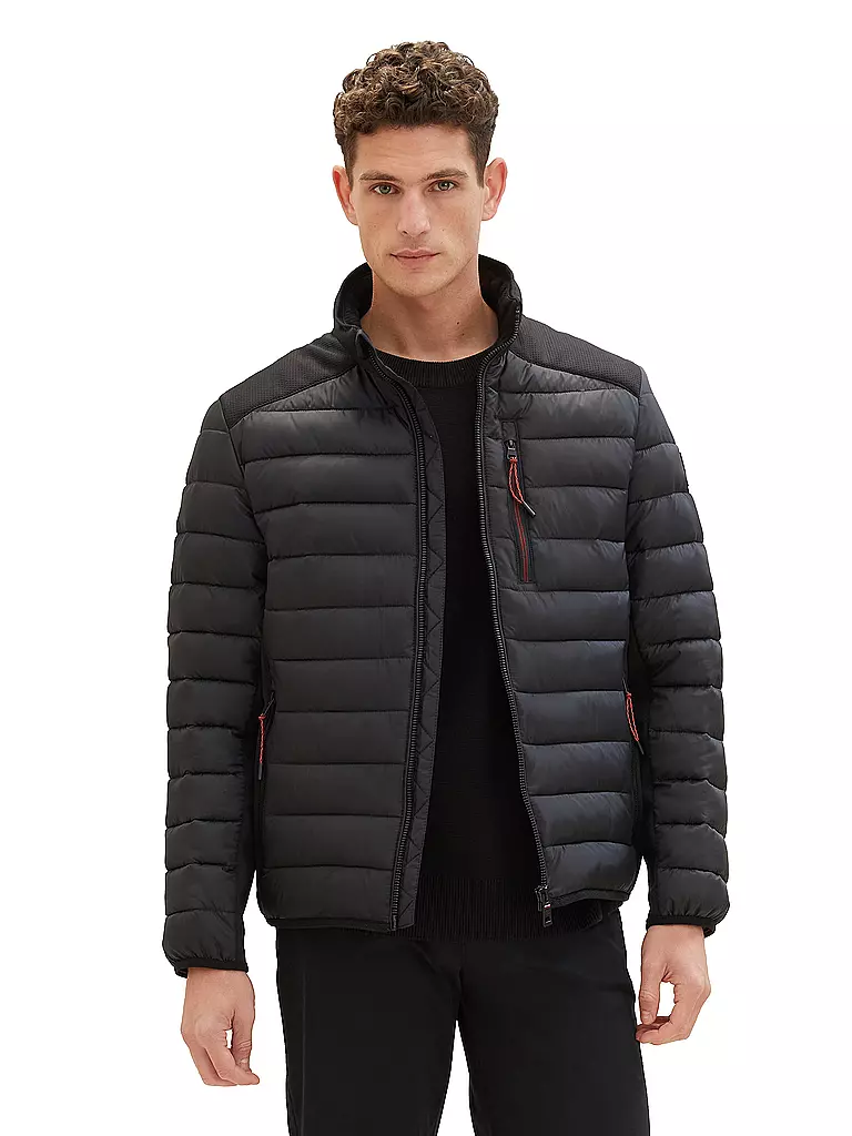 TOM TAILOR Steppjacke schwarz