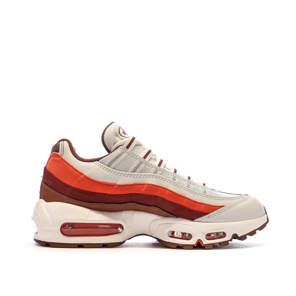 Nike Baskets Gris/Rouge Homme Nike Nike Air Max 95 Essential