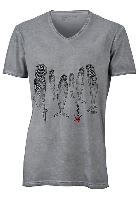 KANUMERA - T-SHIRT DELAVE SOMMEIL DES CACHALOTS HOMME