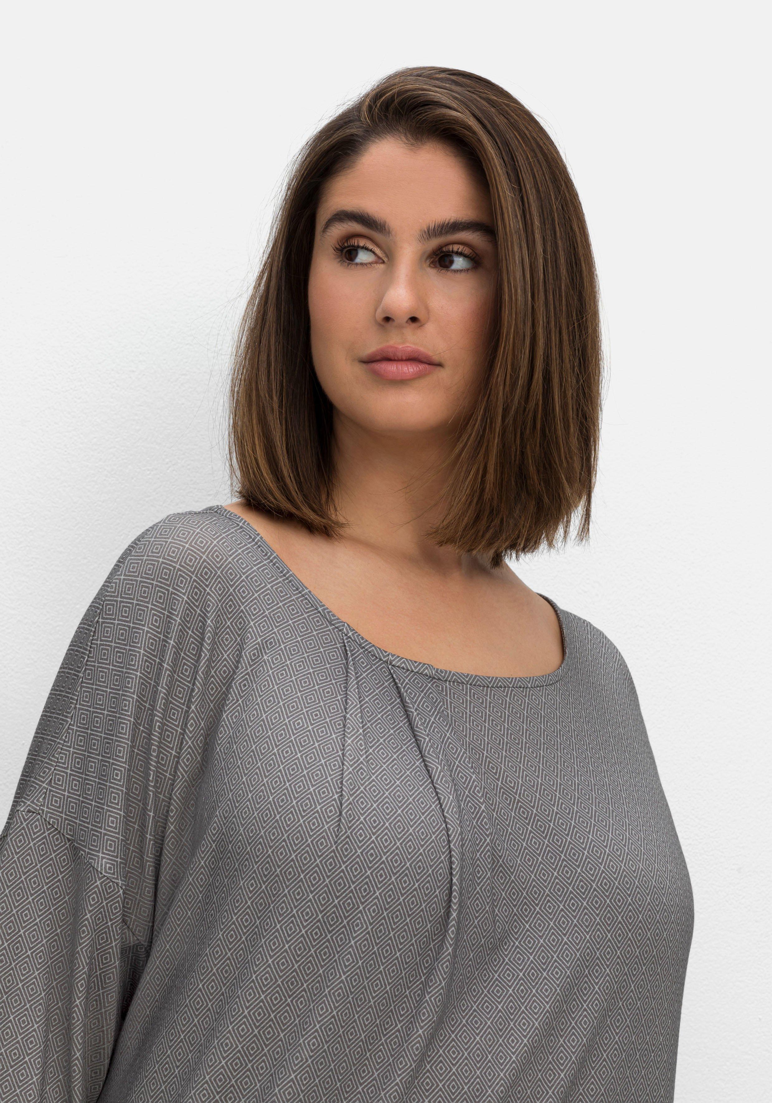 Shirt mit grafischem Druck und 3/4-Arm