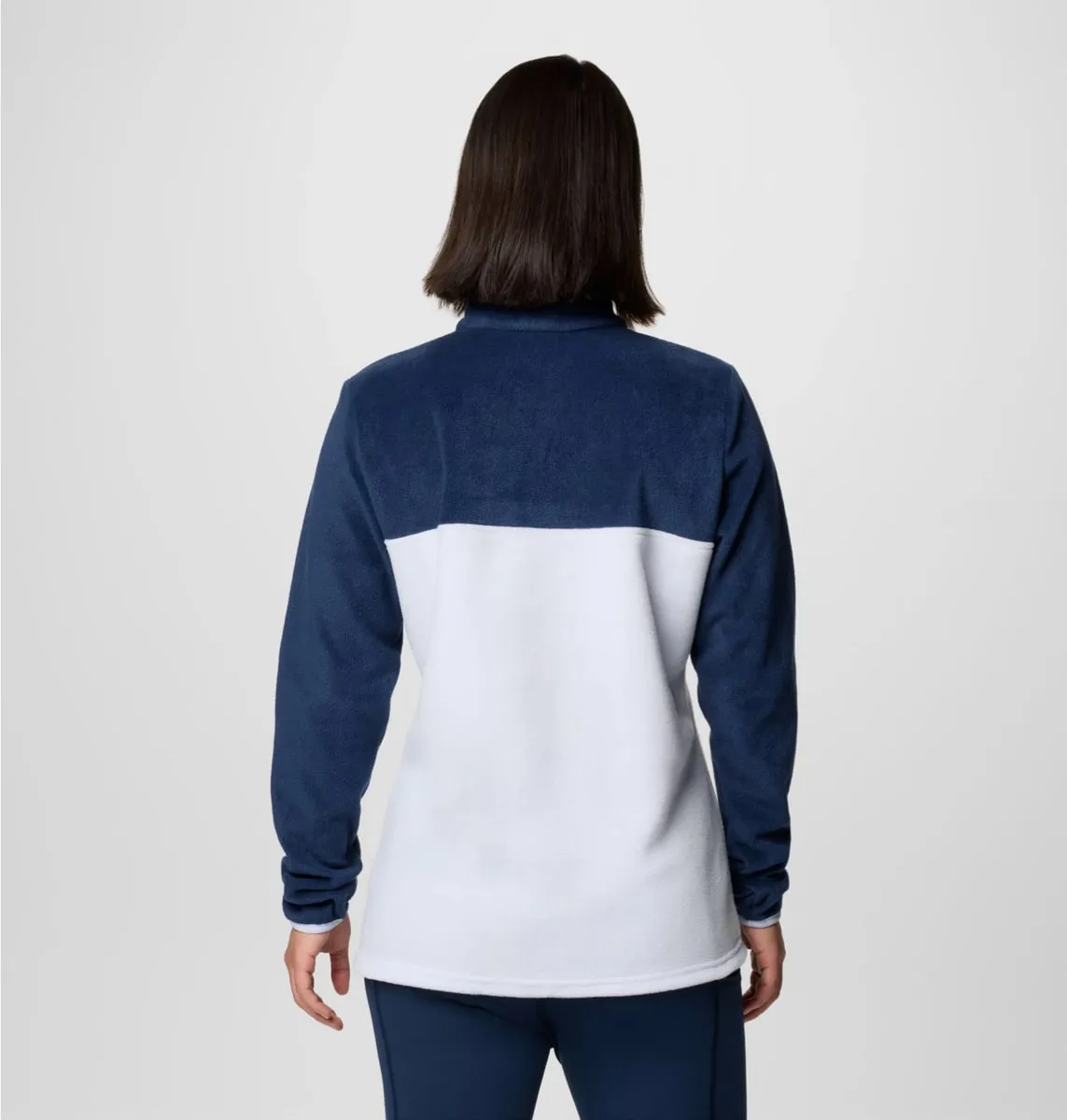Columbia Benton Springs 1/2 Snap Pull Over Ii Collegiate Navy, Snowdrift