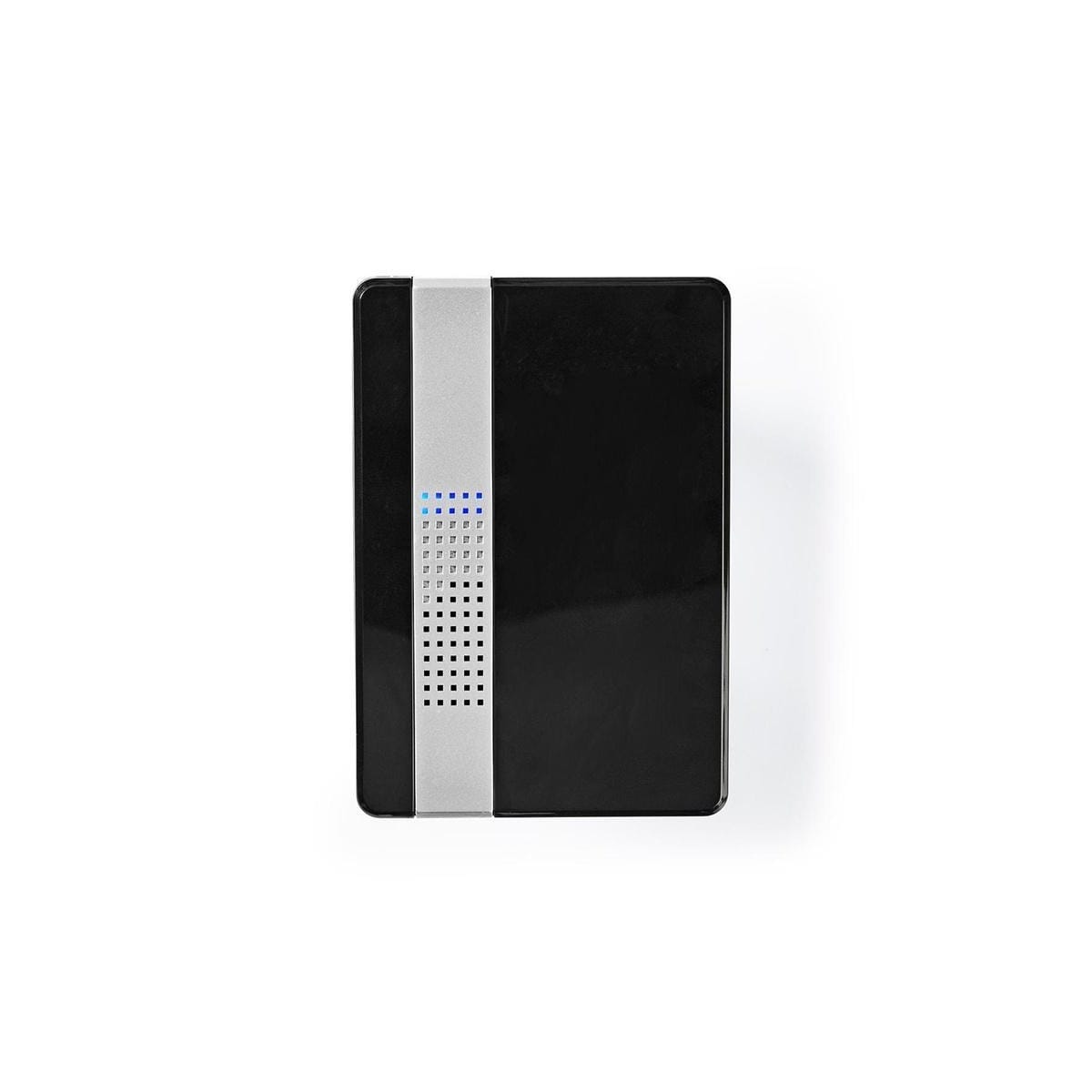 Nedis Trådløs ringeklokke Set | Nettstrøm drevet | 220 - 240 V AC 50 Hz | 1x CR2032 | Volum: 80 dB | Signalområde (siktelinje): 300 m | IP44 | Justerbar volum | 36 Melodier | 1 Mottaker | Sort