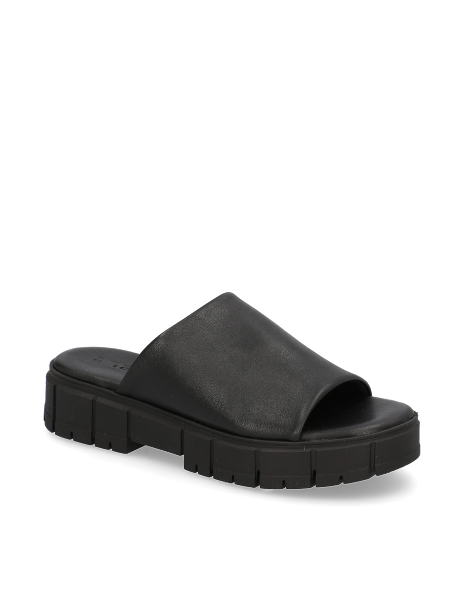 Glattleder Pantoffel