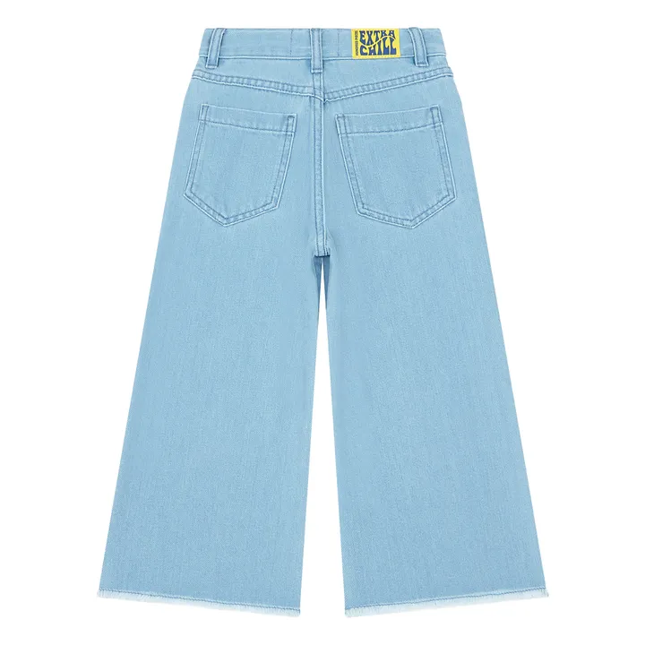 Hundred Pieces Jean Evasé | Bleu pâle