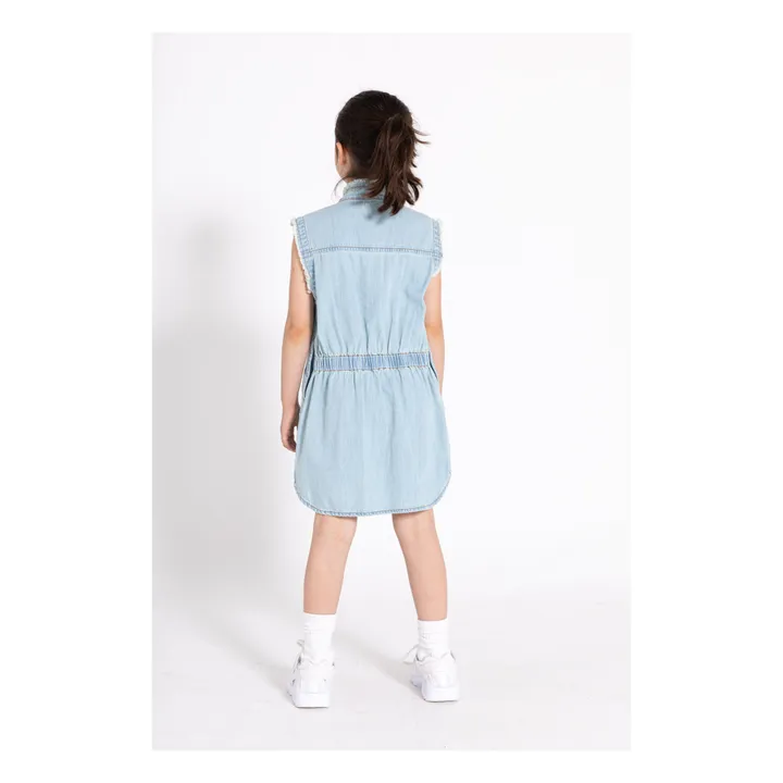 Finger in the nose Robe Rosie | Denim bleached