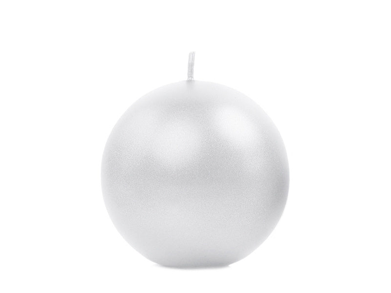 Bolkaarsen Parelmoer Metallic 6cm 10st