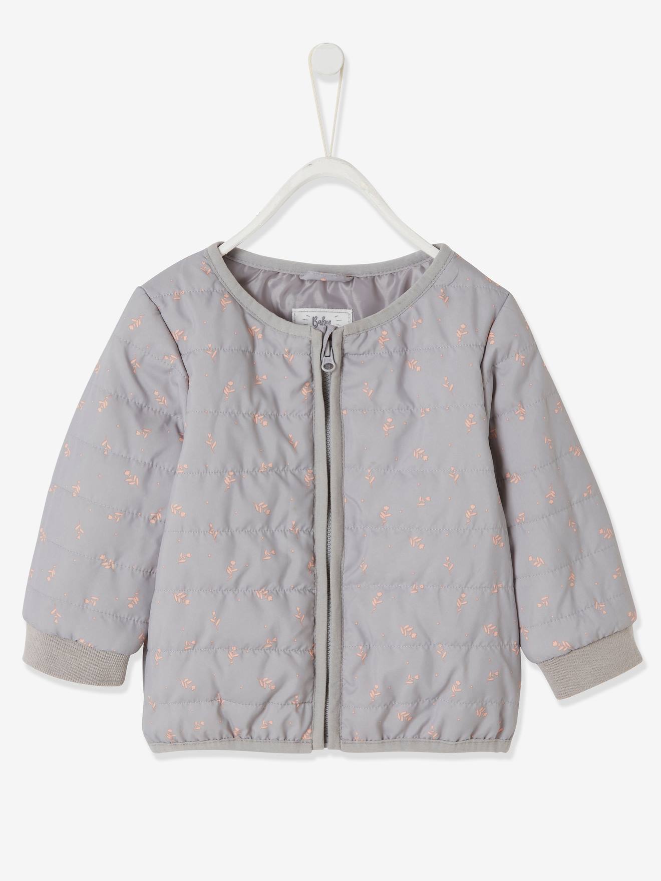 Parka 3 em 1 para bebê menina, azul escuro liso