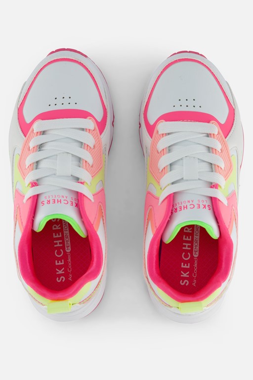 Skechers Uno Lite Sneakers wit Synthetisch
