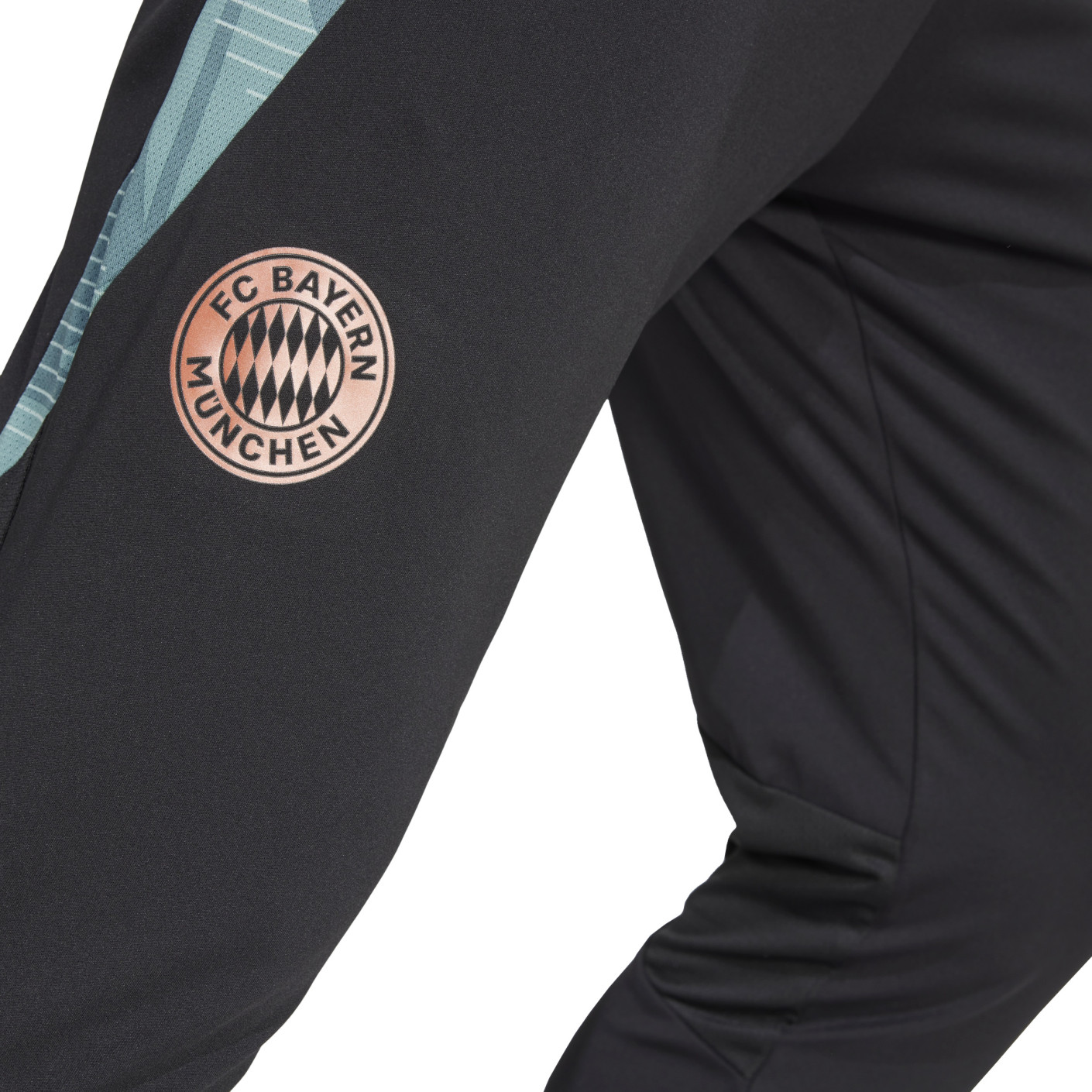 Adidas Bayern München Trainingsbroek 2024-2025 Zwart Groen Brons