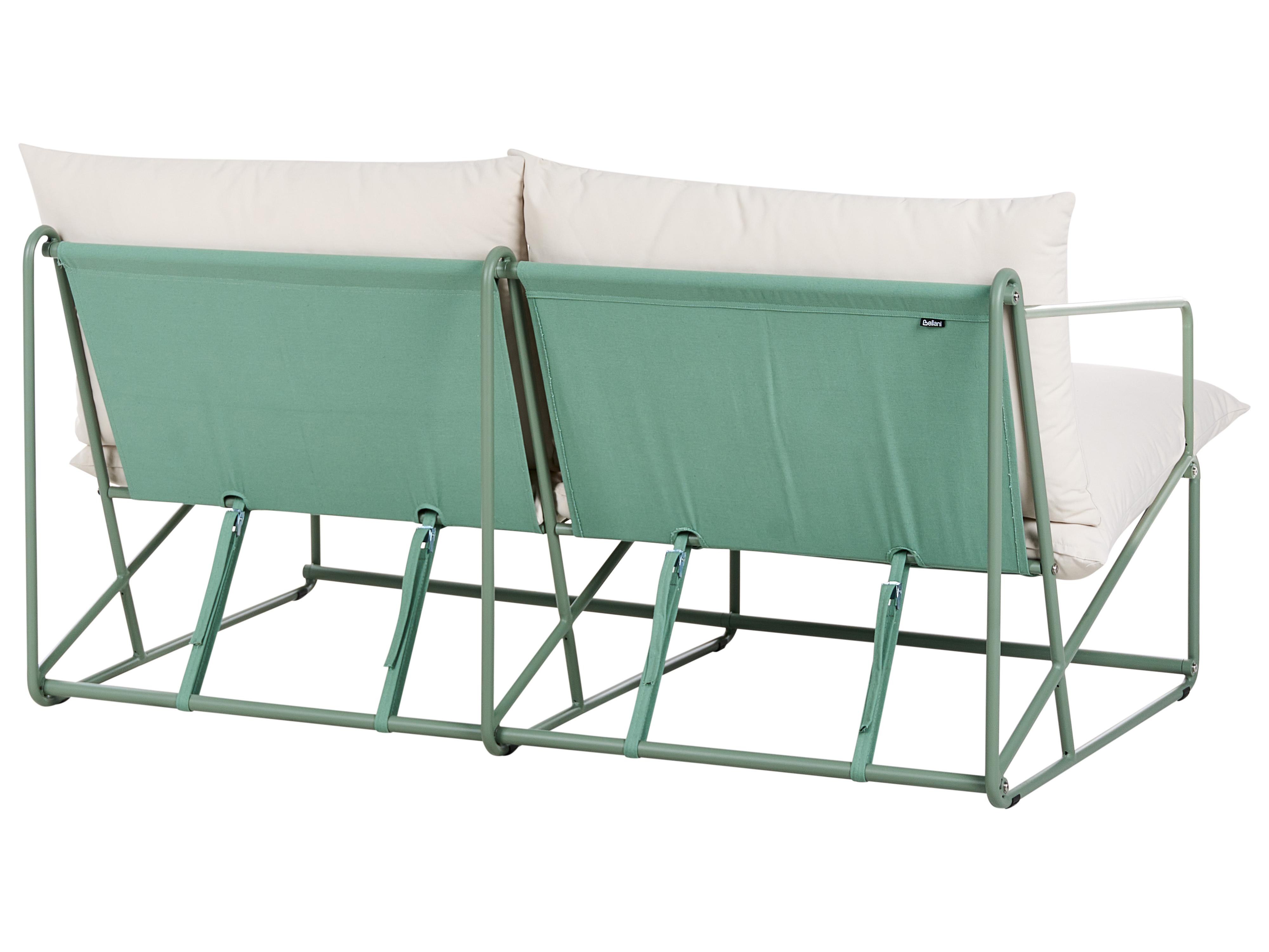 Tuin bankenset 3-zits PONTE Metaal Groen