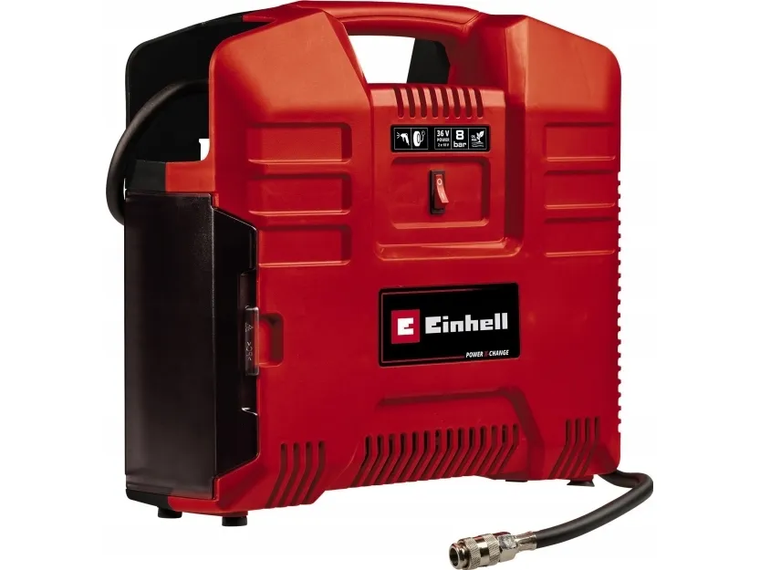 Einhell Einhell TE-AC 36/8 Li OF Set transportabel akku-kompressor 2x18 volt u/batteri og lader - SOLO