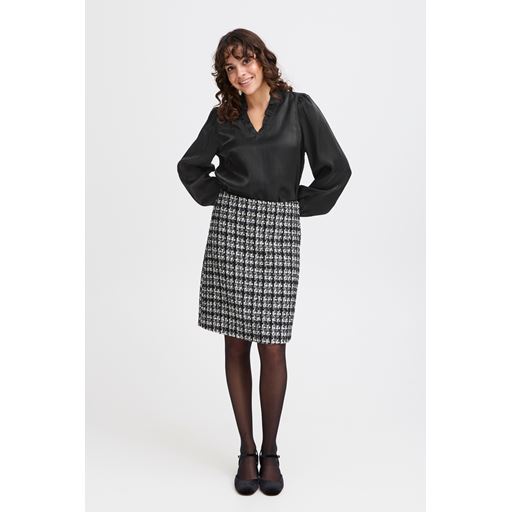 Fransa Yolanda Bluse, Black, XXL