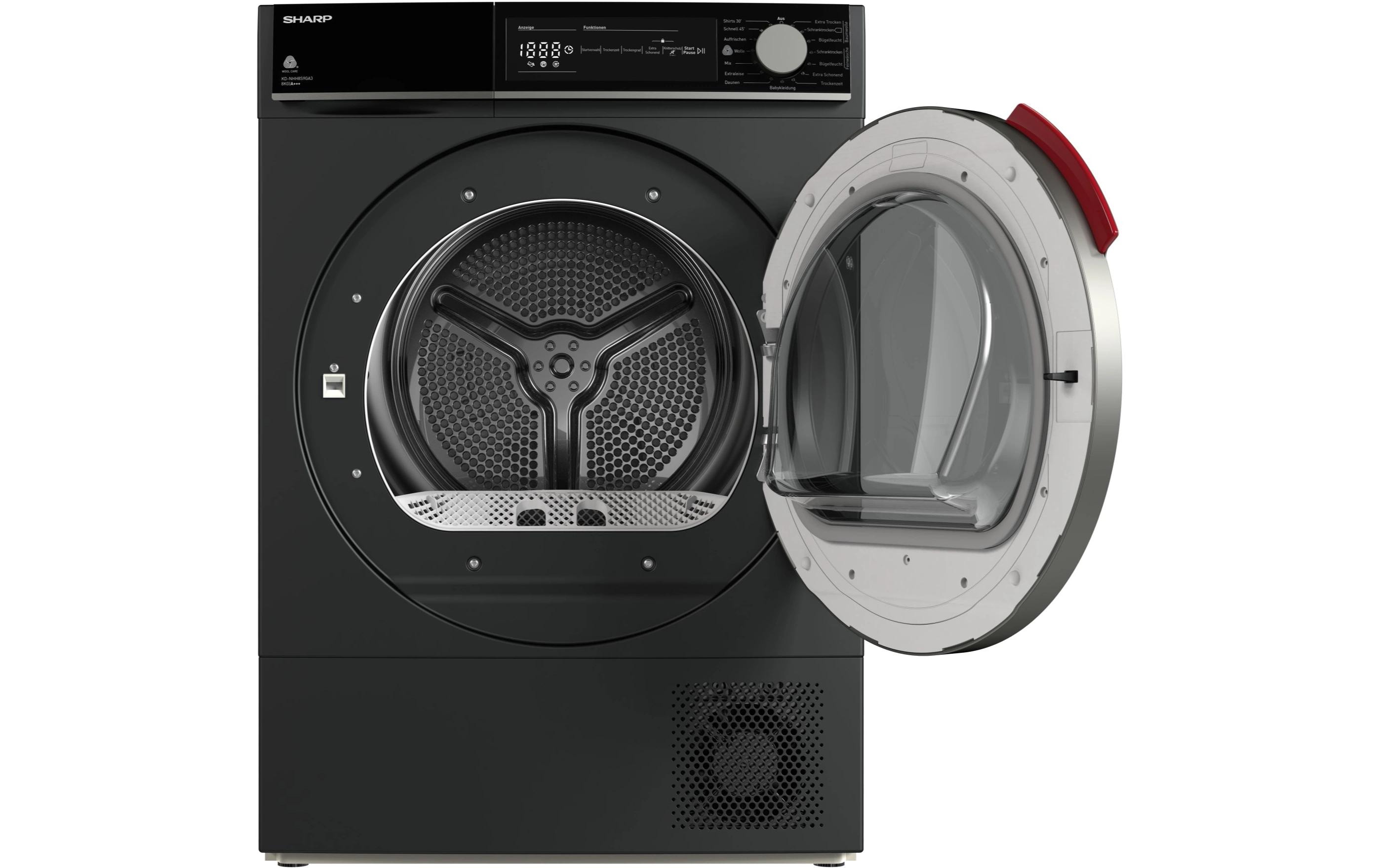 Wäschetrockner KD-NHH8S9GA3-DE Rechts<br>Wärmepumpentrockner