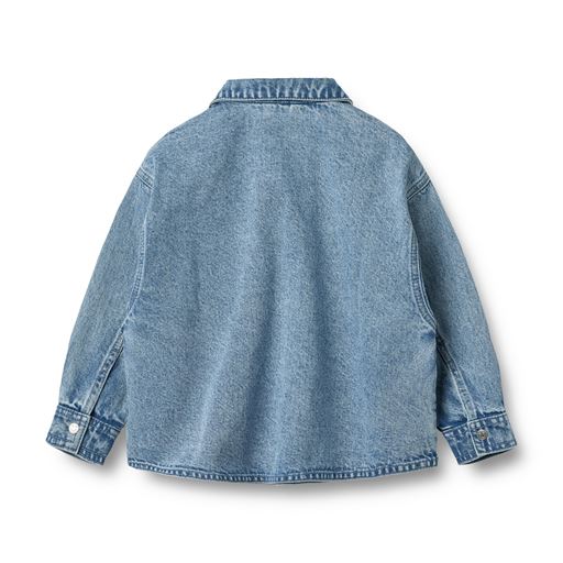 Wheat Pappo Skjorte, Blue, 128 cm