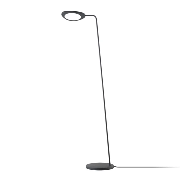 Muuto - Leaf LED-Stehleuchte, dunkelgrün