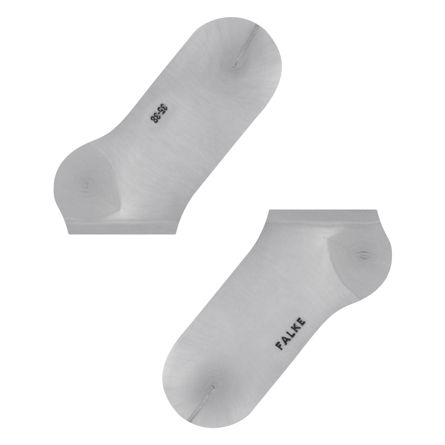 FINE FTNESS SN - Socquettes avec élastique et talon contrastés | Argent