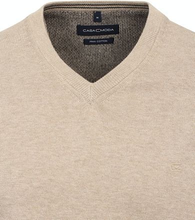Casa Moda Pullover V-Hals Ecru 004430-657 kopen