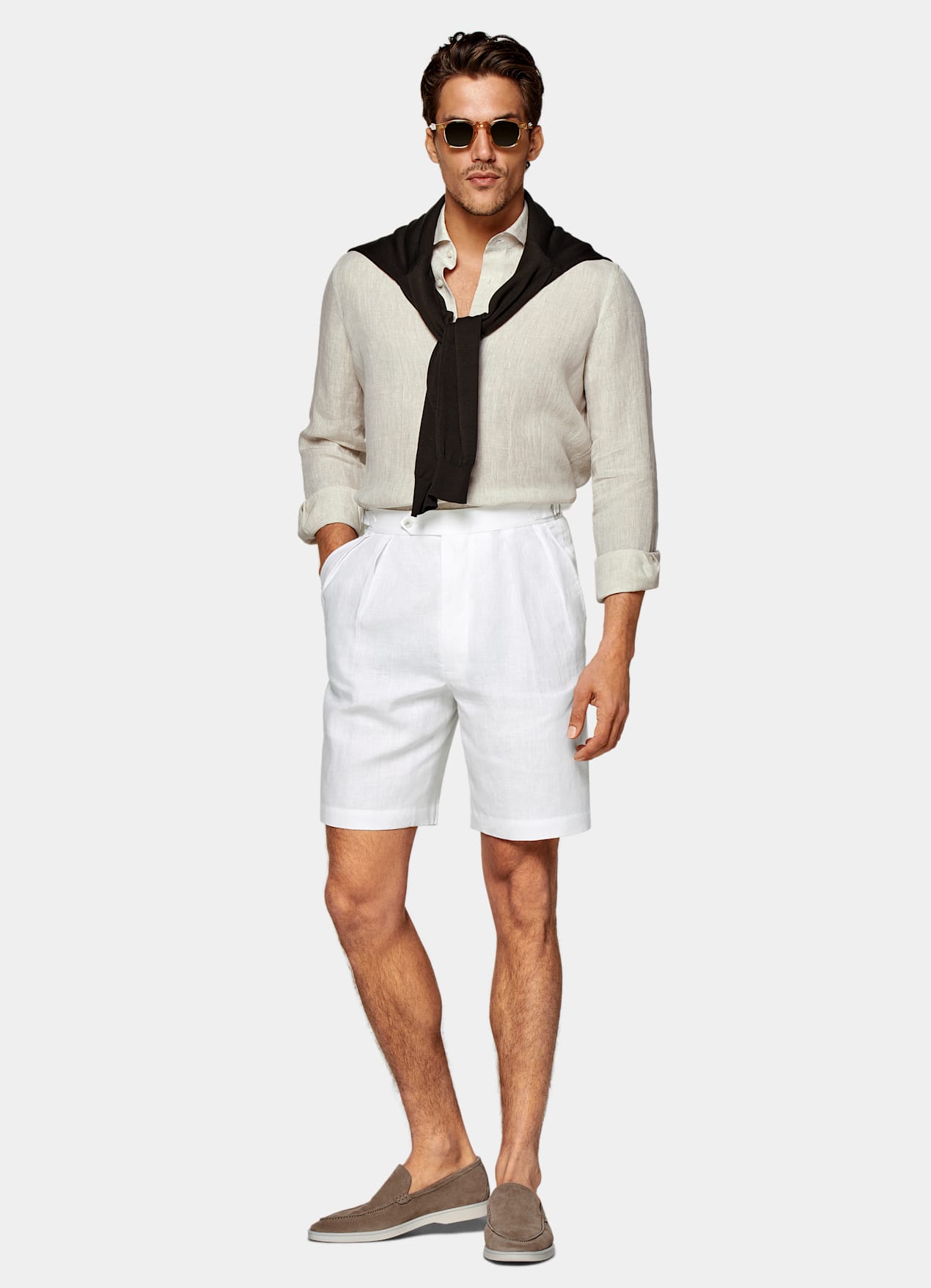 Short Straight Leg blanc
