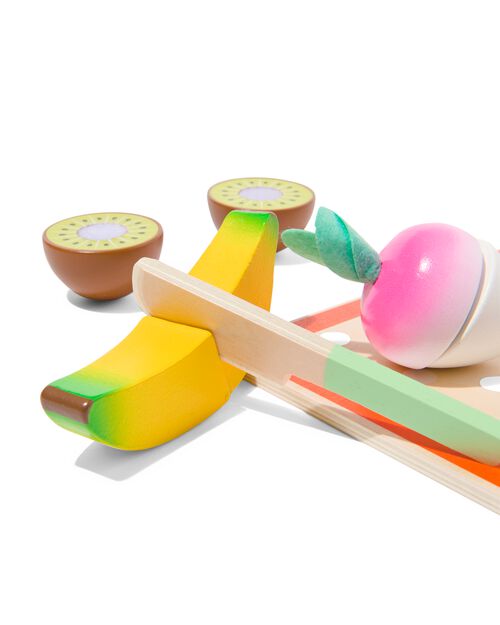 ensemble en bois fruits et légumes 6 pièces