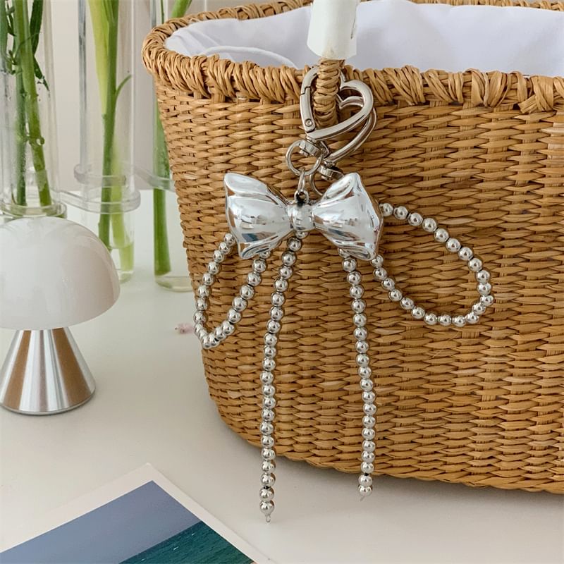 Olsin - Sleutelhanger / Set met strik / ketting van legering