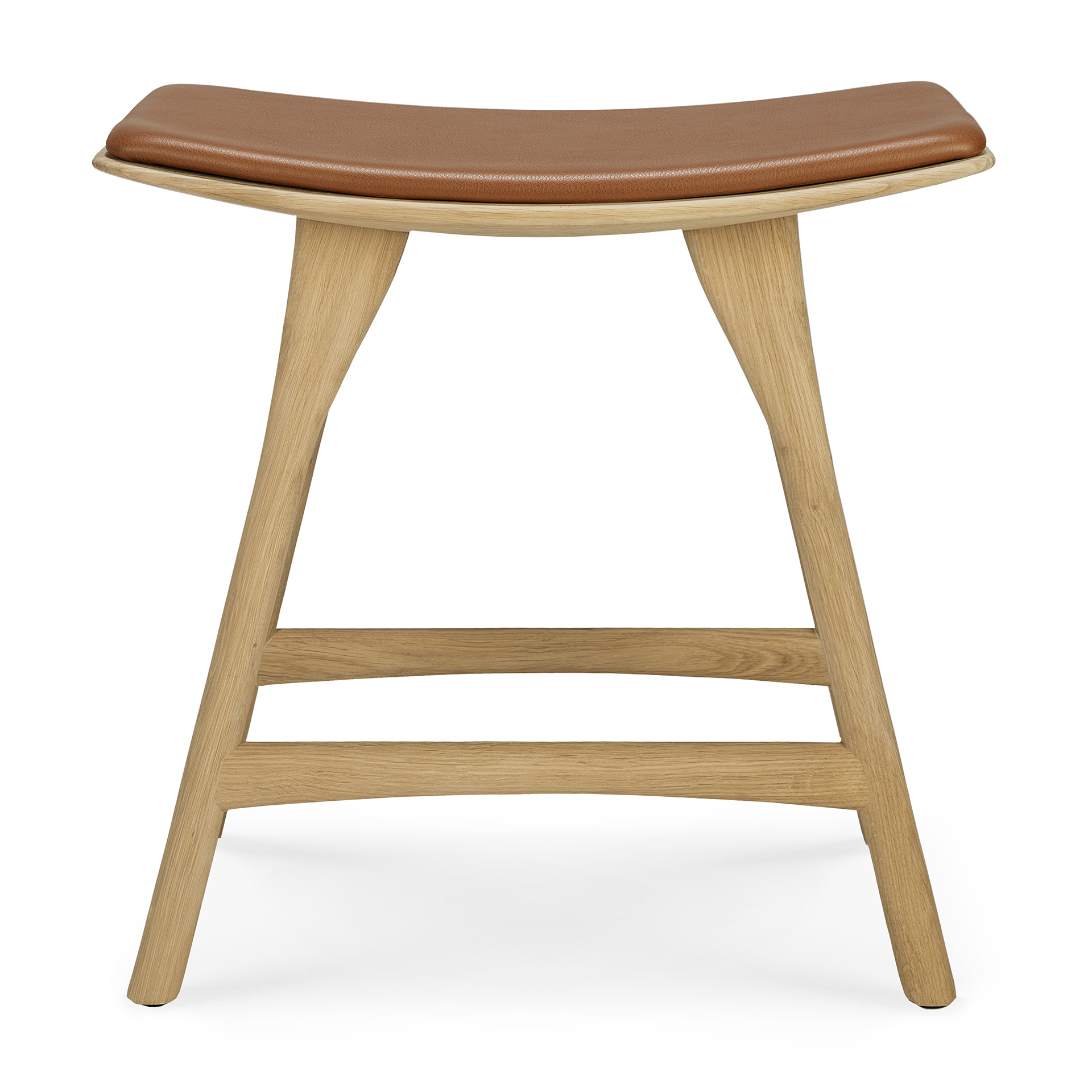 Osso kruk 45 - eiken - cognac leer