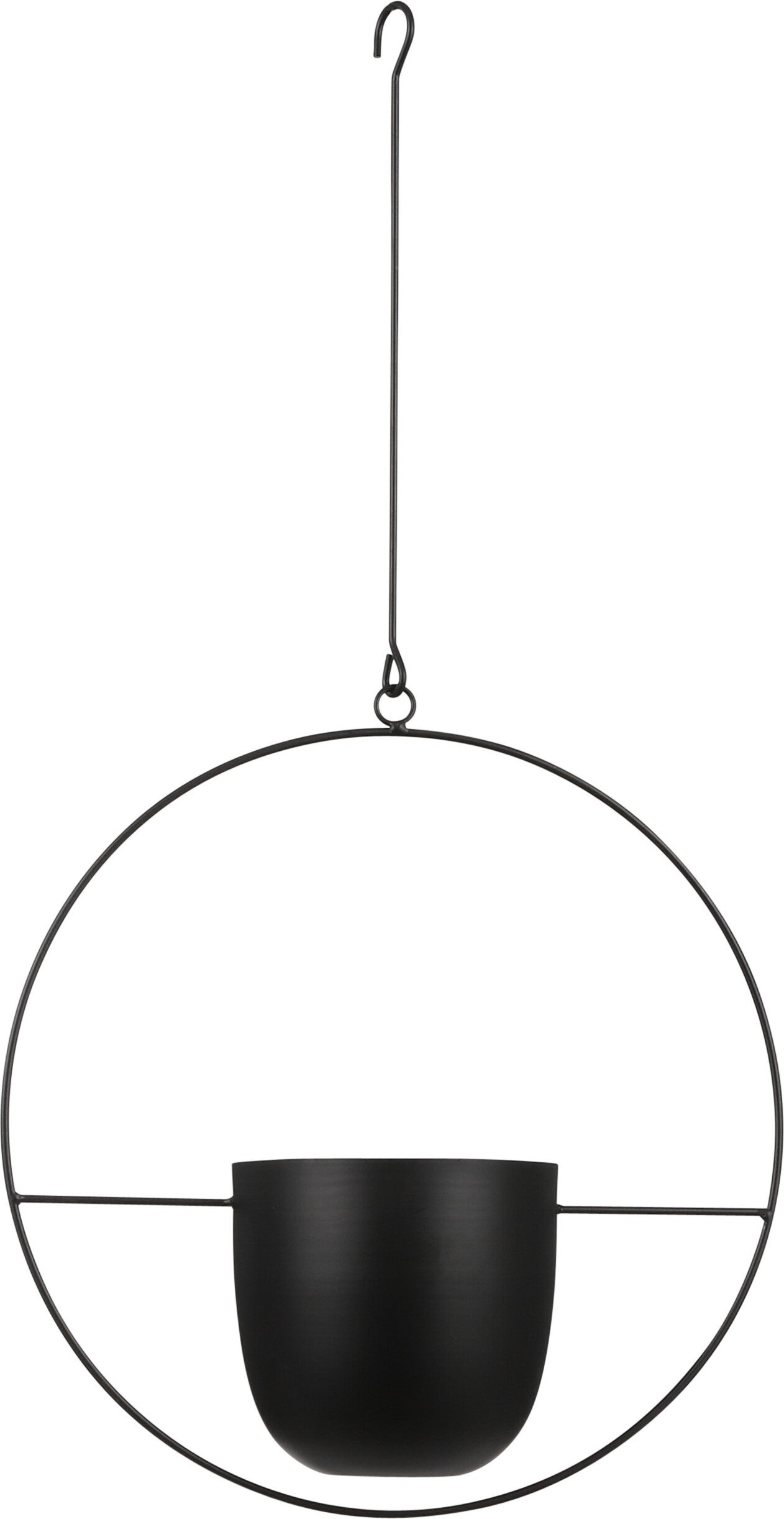 Mica Decorations hangpot Dexter zwart 34 x 16 x 66 cm