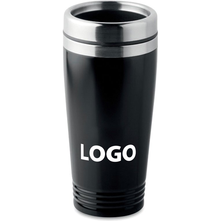 Mug isotherme publicitaire en acier inoxydable-  40 cl - marquage 1 couleur
