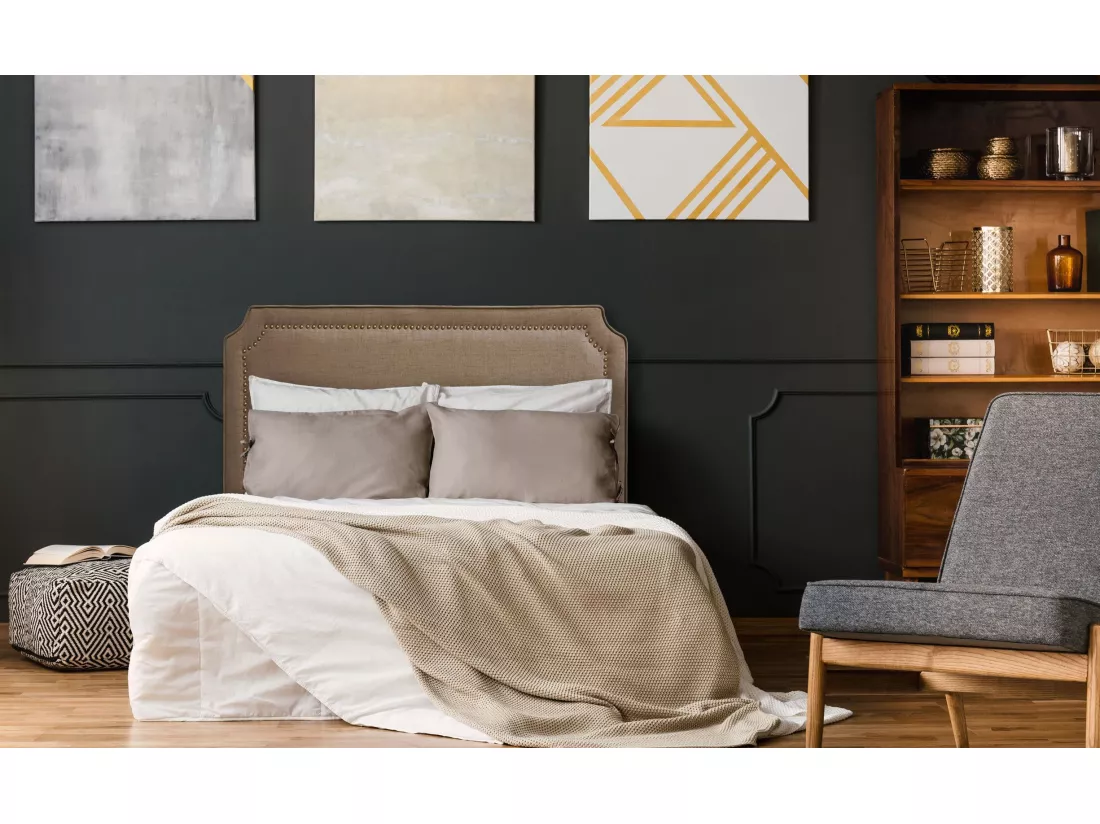 Tête de Lit Design en Tissu 