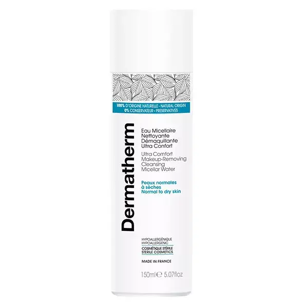 Água Micelar Dermatherm Ultra Comfort para Limpeza e Demaquilante 150ml