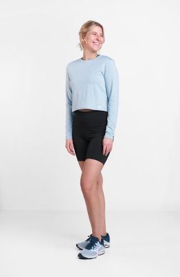 BengerCropped Shirt - hellblau