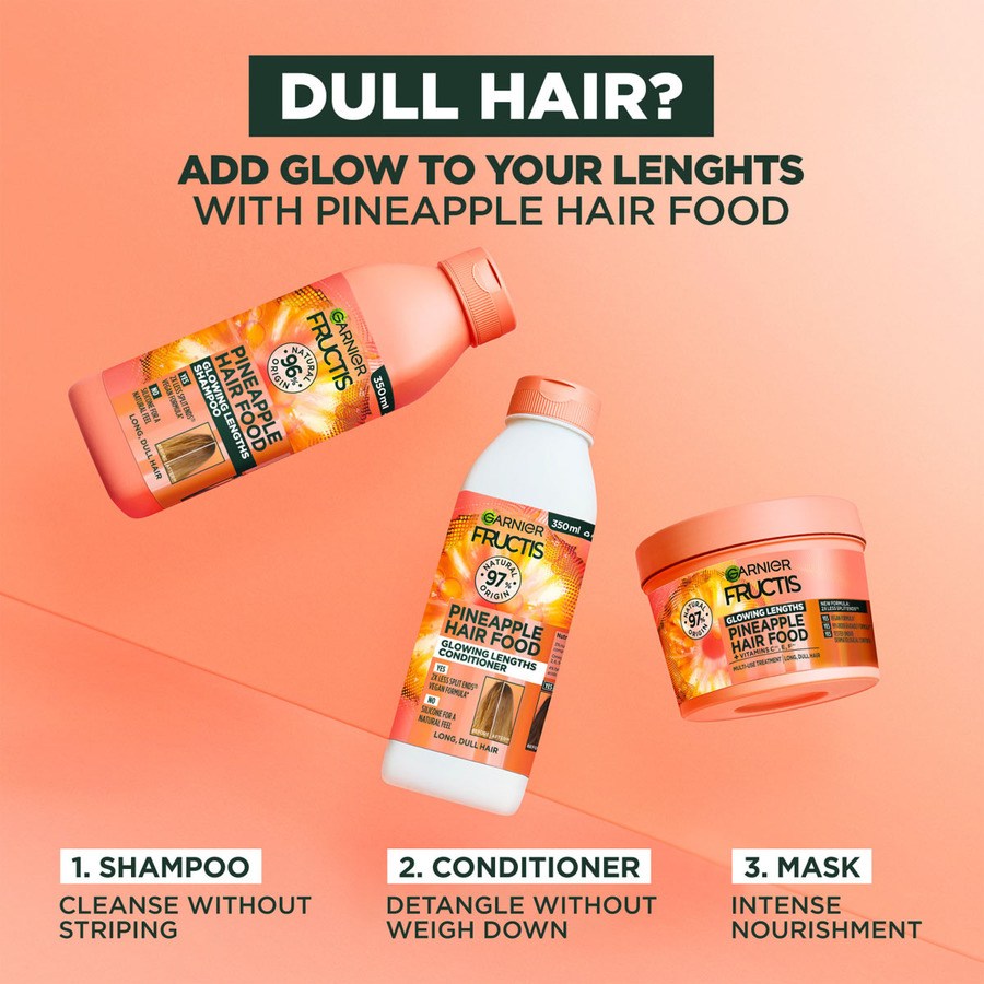 Garnier Fructis Hair Food Pineapple Shampoo 350ml