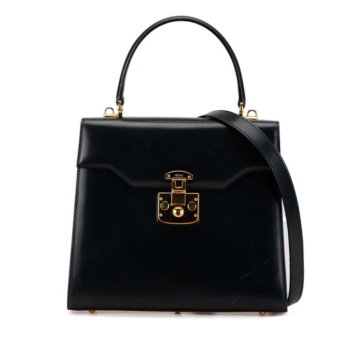 Gucci Vintage Gucci Handbag Navy